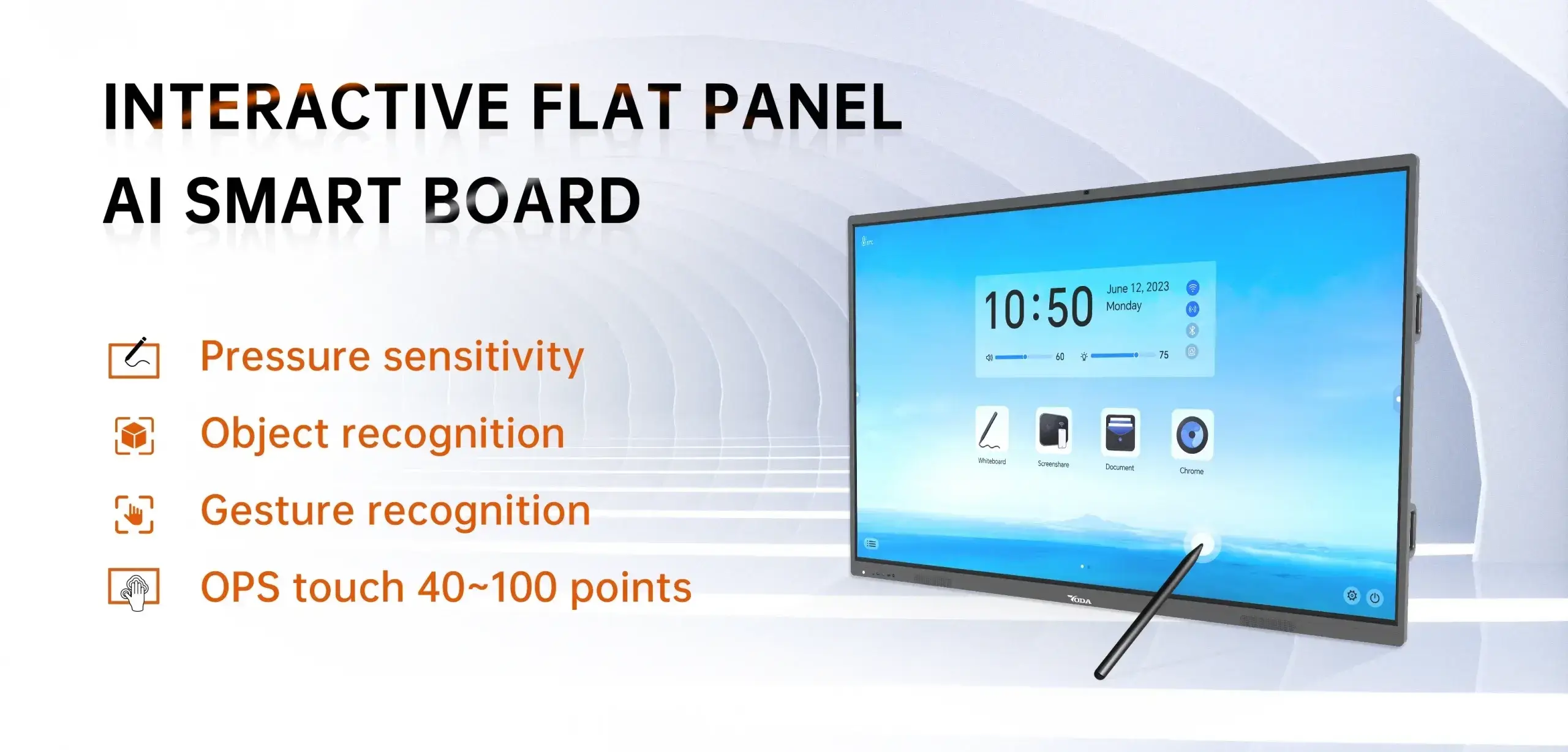Yoda-Interactive Flat Panel Display
